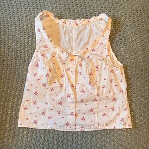 Levi’s Floral Button Up Tank Top